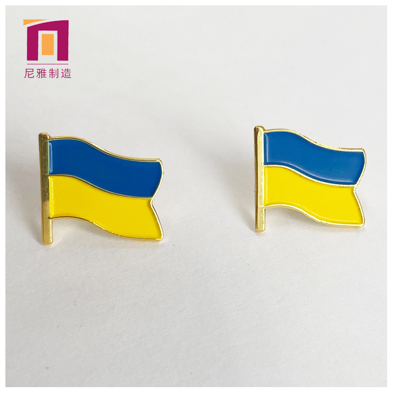 廠(chǎng)家批發(fā)UKR徽章金屬徽章烤漆工藝 工期短品種齊全量大優(yōu)惠